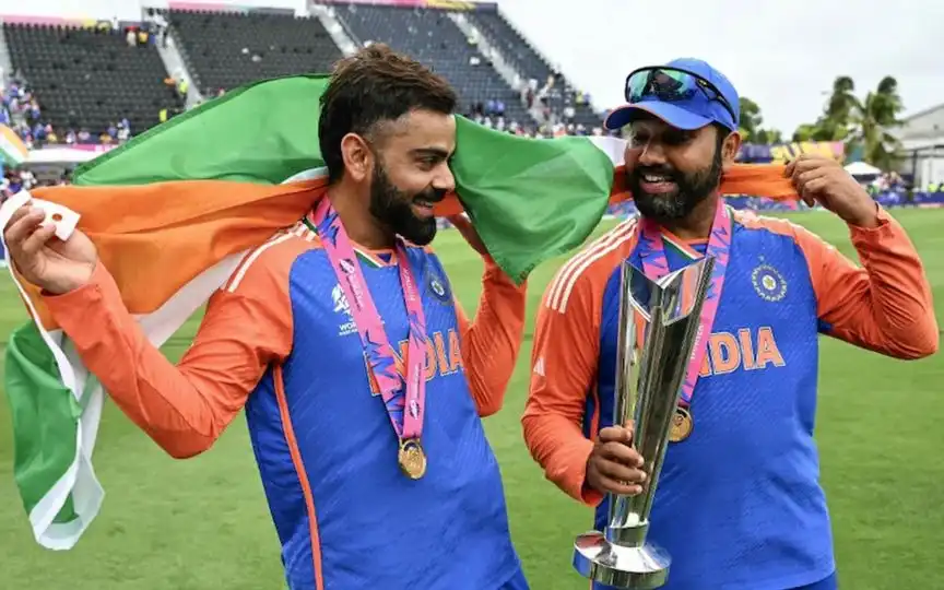 Virat Kohli and Rohit Sharma (Source:@CricketNDTV/X.com)