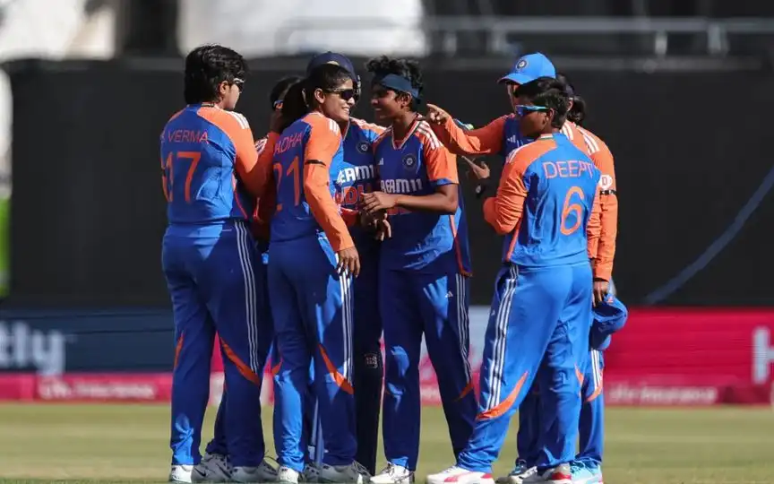 India Women vs ENG. [Source - BCCIWomen/x.com]