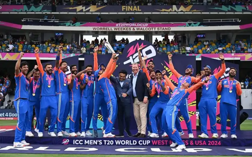 India won T20 WC 2024 On this day [Source: @CricCrazyJohns/X]