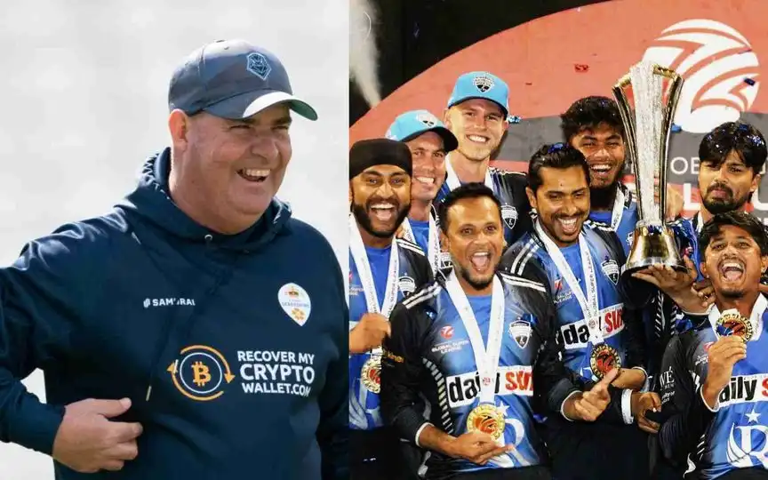 Mickey Arthur will be guiding Rangpur Riders (Source:@caught1bowled/X.com)