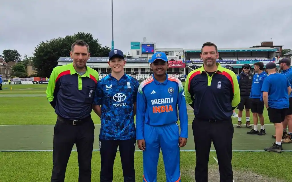 England U19 vs India U19 (Source:@BCCI,x.com)