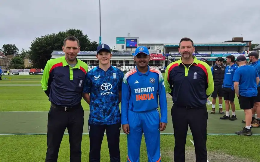 England U19 vs India U19 (Source:@BCCI,x.com)