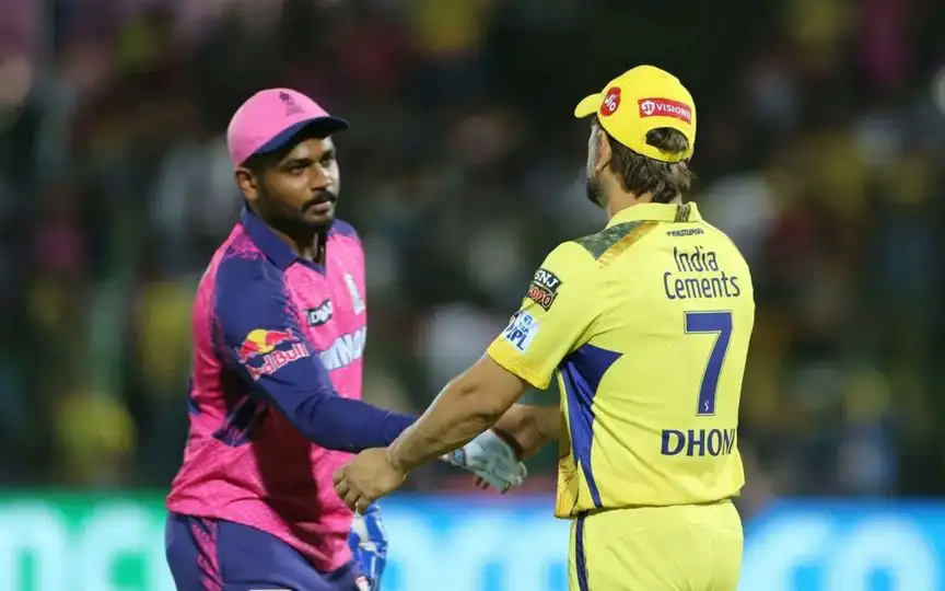 Sanju Samson and MS Dhoni [@vijaysujal2005/x.com]