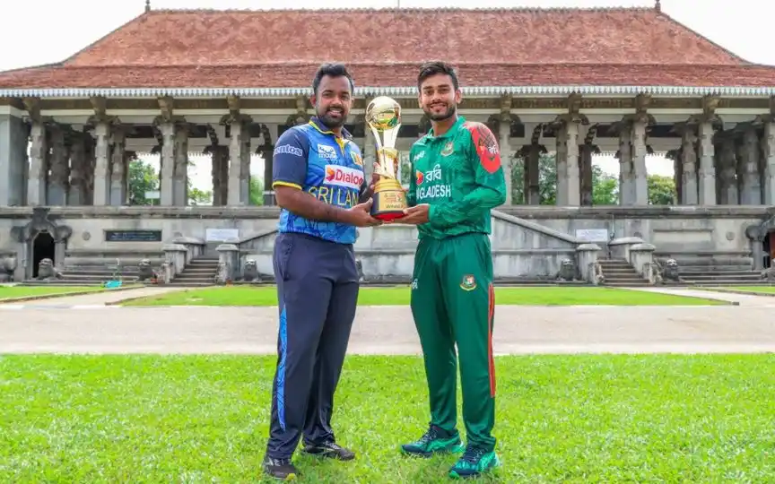 SL Vs BAN 1st ODI Match Prediction [Source: @OfficialSLC/x]