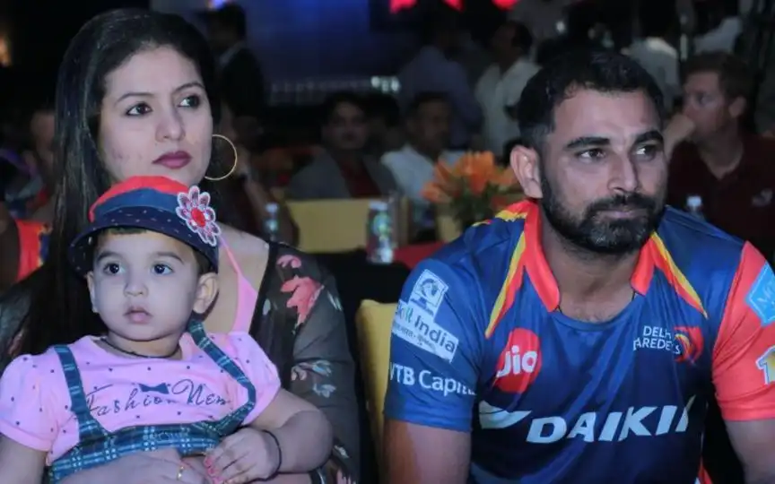 Mohammed Shami with ex-wife Hasin Jahan (X.com/@SirJadeja)