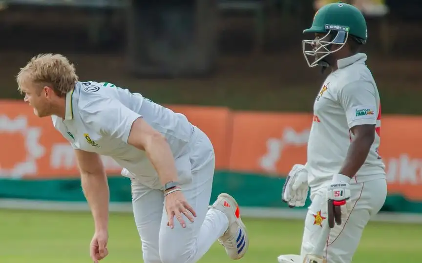 Bosch Show Leads Day 4 As South Africa Crush ZIM By Historic Margin In Test Opener