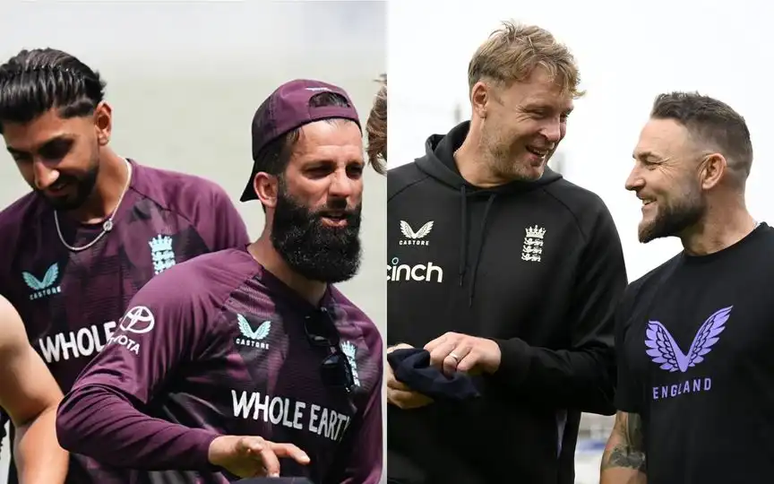 Andrew Flintoff Joins Moeen Ali At England's Practice Session For 2nd Test Vs India