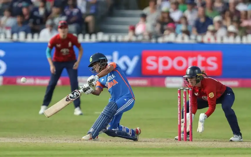 India Women won the second T20I vs England [Source: @BCCIWomen/x]