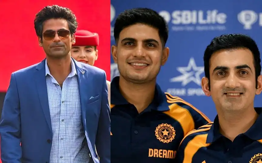Mohammad Kaif, Gautam Gambhir and Shubman Gill [Source: @switch_hit18/X.com]