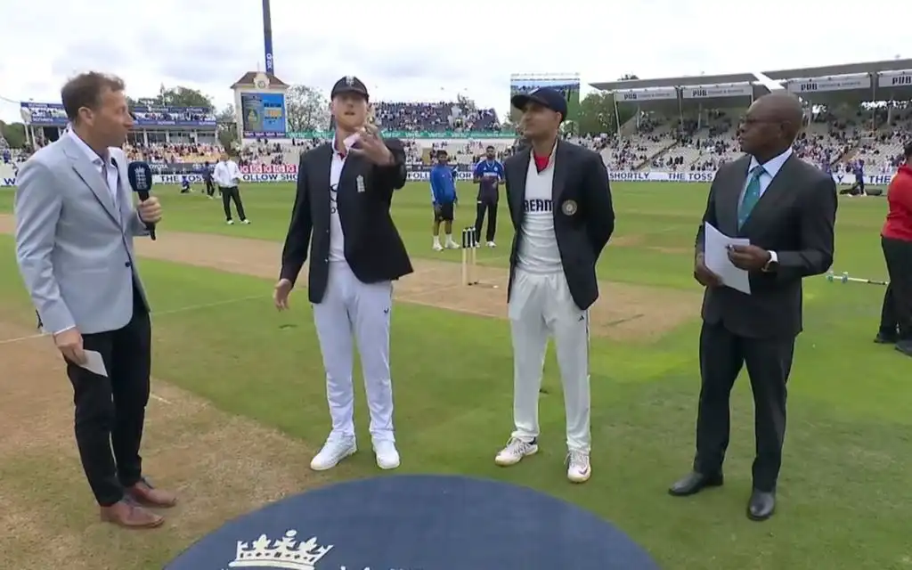India vs England toss (Source:@indteamfc/X.com)