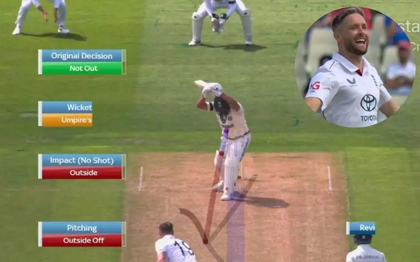 "Fu**ing Joke" Chris Woakes Vents Frustration After DRS Denies Karun Nair, Jaiswal's Wickets