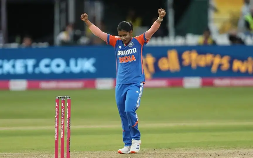 Amanjot Kaur Reflects On Her Maiden Half-Century (Source: @BCCIWomen/x.com)