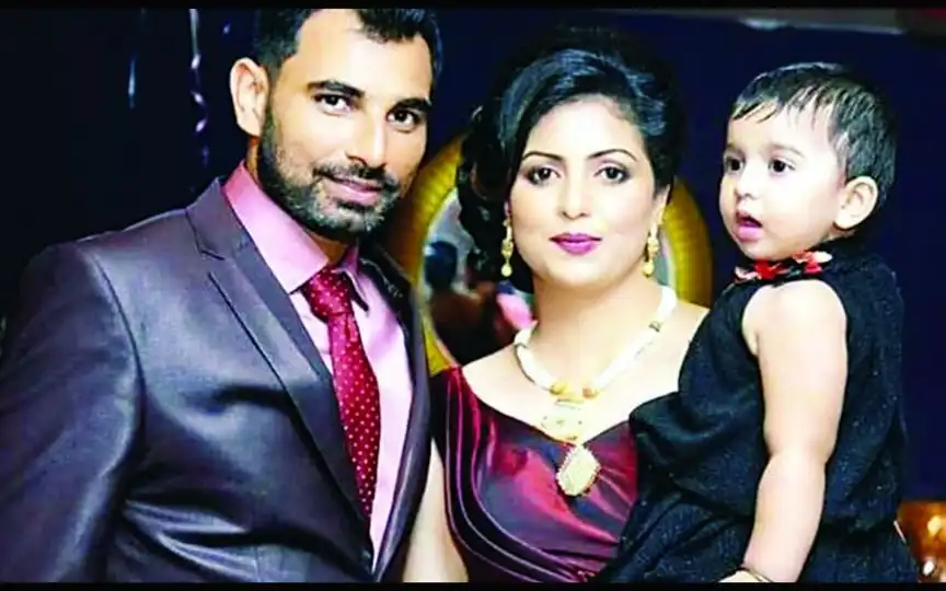 Mohammed Shami with his ex-wife [Source: @DivyaHimachal/X.com]