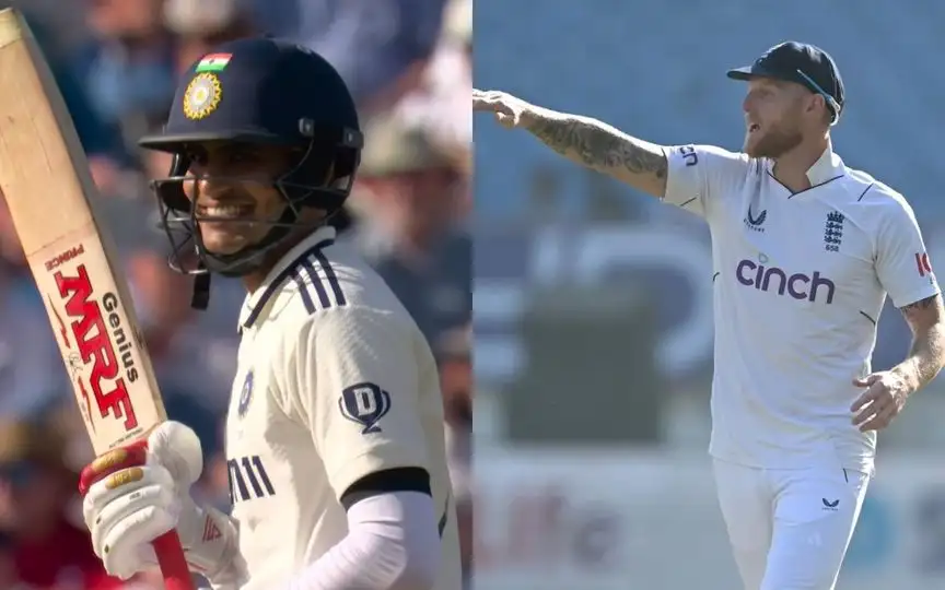 Shubman Gill and Ben Stokes [Source: @CelestialAatif, @ajaykaul10/x.com]