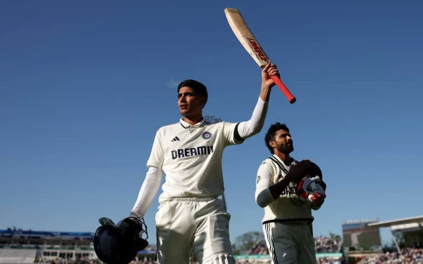 Gill-Jadeja added 203 runs [Source: @ShortArmJab7/x.com]
