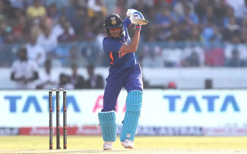 When Gill smacked double century Vs Kiwis [Source: @ICC/X.COM]
