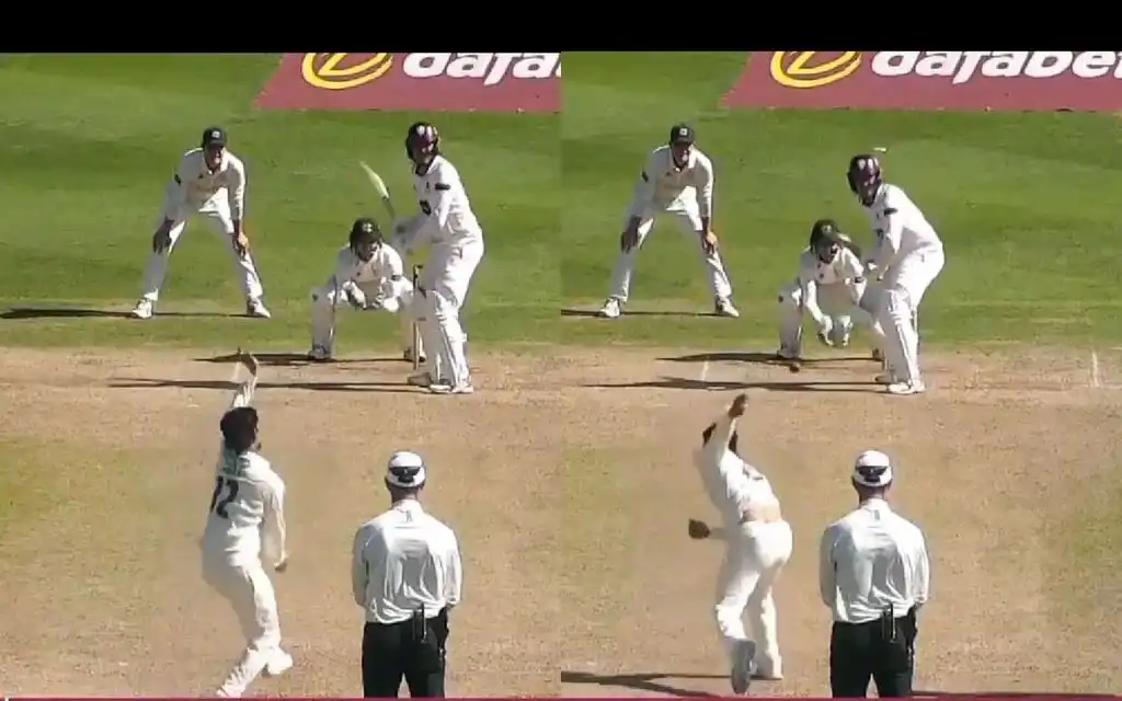 Ishan Kishan Recreates Harbhajan Singh’s Bowling Action (Source: @AyushCricket32/x.com)