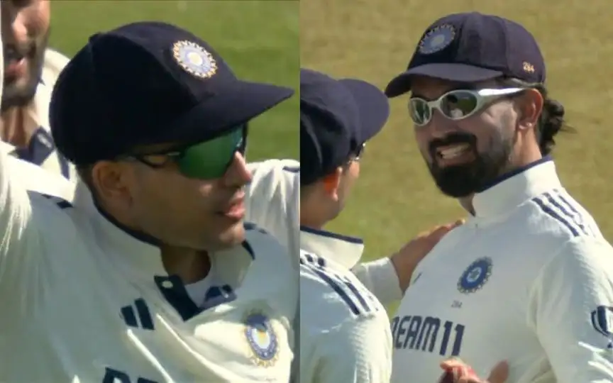 Shubman Gill and KL Rahul [Source: @mufaddal_vohra/x]