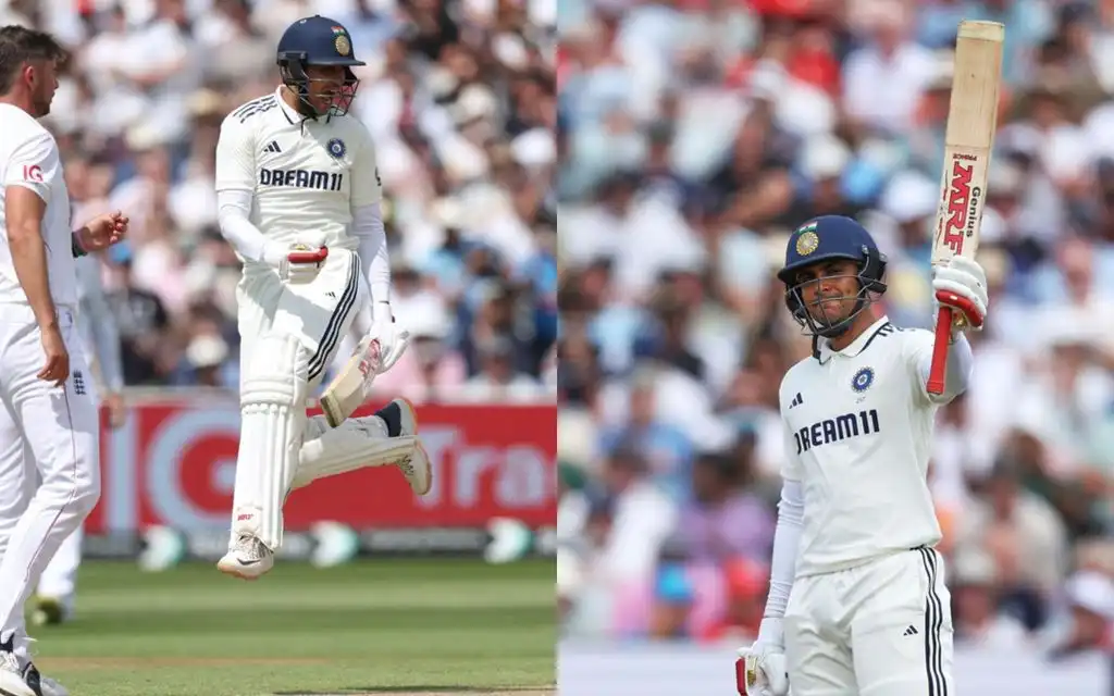 Shubman Gill during his 269 runs knock at Edgbaston [Source: AP Photos]