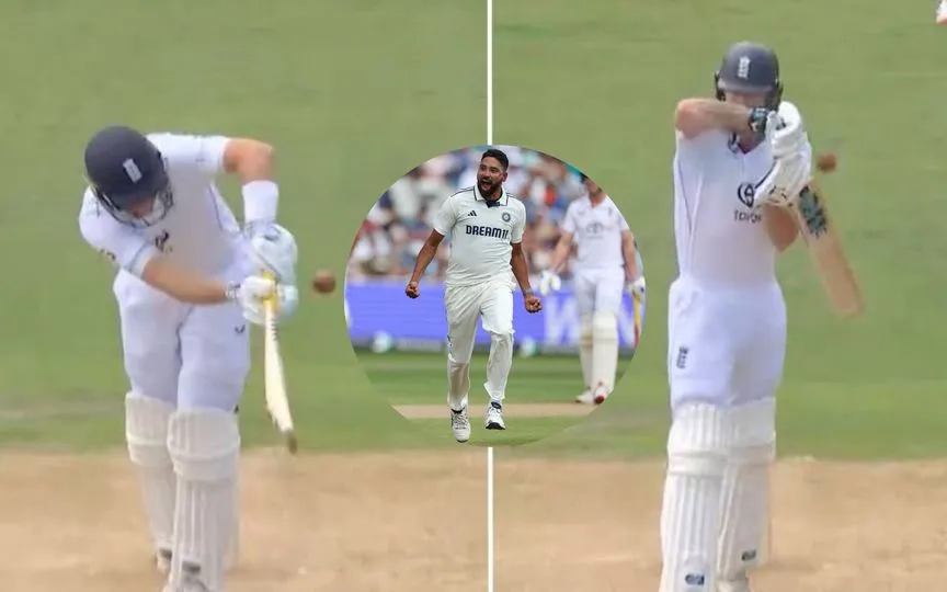 Mohammed Siraj removed Root and Ben Stokes (Source:@OneCricketApp/X.com)