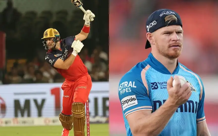 Liam Livingstone and Glenn Phillips [Source: @Rcb_Xtra, @mufaddal_vohra/x.com]