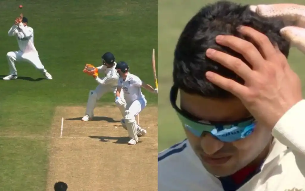 Shubman Gill injury- (Source : @Johns/X.com)