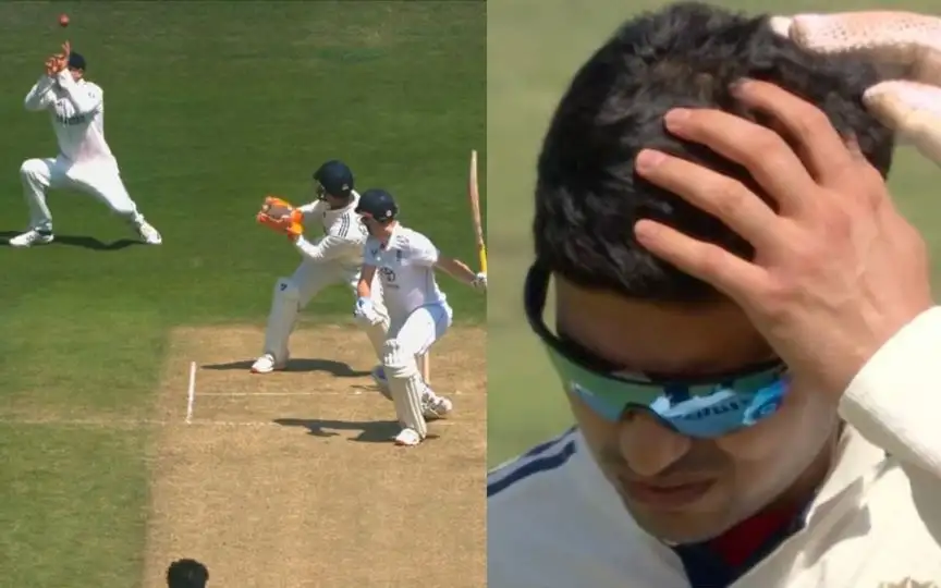 Shubman Gill injury- (Source : @Johns/X.com)