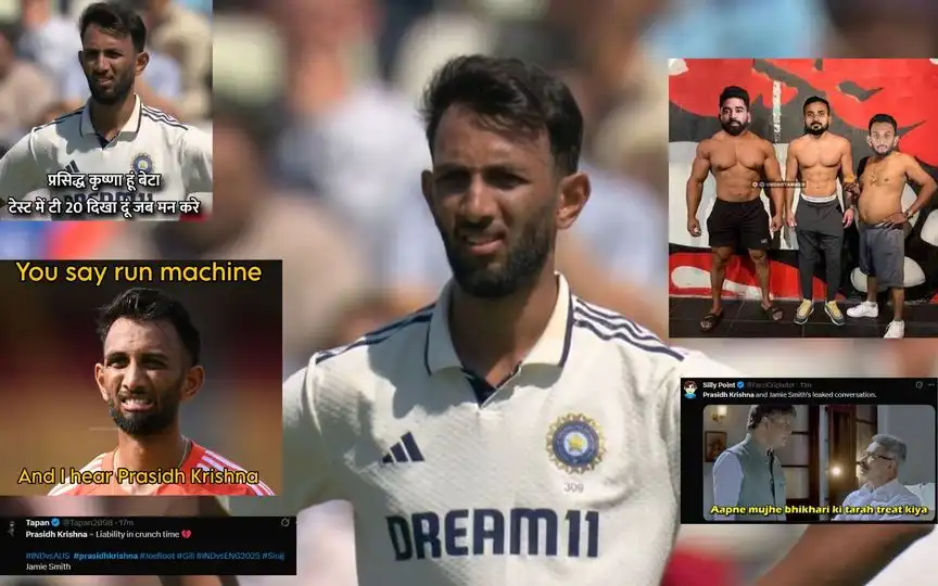 Prasidh Krishna gets thrashed online [Source: @Screengrabs]