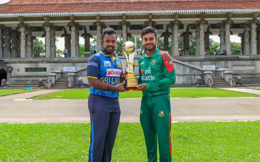 Bangladesh will take on Sri Lanka in 2nd ODI today [Source: @OfficialSLC/X]