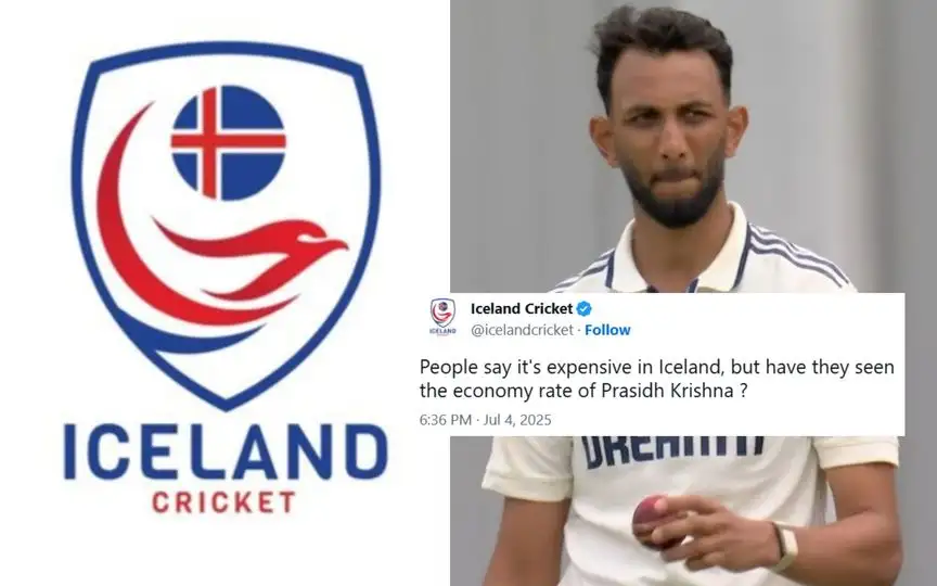 Prasidh Krishna Gets Brutally Trolled; Iceland Cricket Roasts India Pacer For Poor Economy