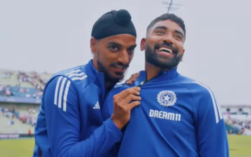 Arshdeep Singh and Mohammed Siraj (Source:@BCCI, x.com)