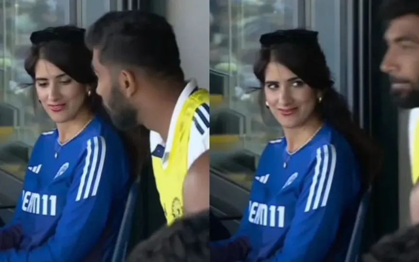 Yasmin Badiani in India's dugout (Source:@sshekhawat09,x.com)