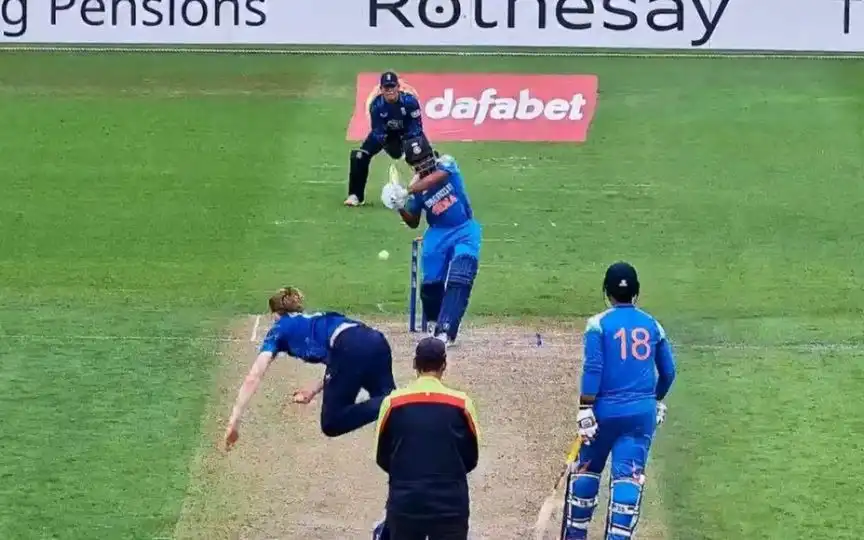 Ayush Mhatre against England U19 (Source:@Imchauhan28/X.com)