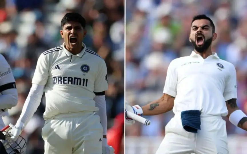 Shubman Gill and Virat Kohli [Source: @OneCricketApp/x.com]