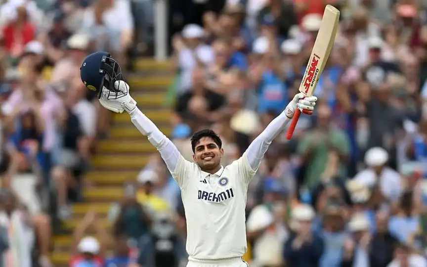 Shubman Gill Century - (Source : @Johns/X.com)
