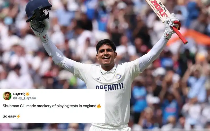 "Making Mockery Of England": Shubman Gill Sets Internet Ablaze After Edgbaston Supremacy