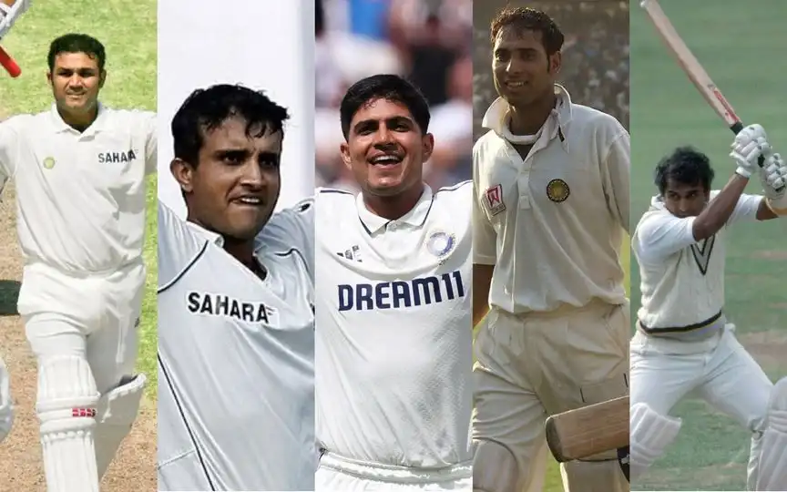 Most Runs For India In A Test Match Ft. Shubman Gill, Virender Sehwag