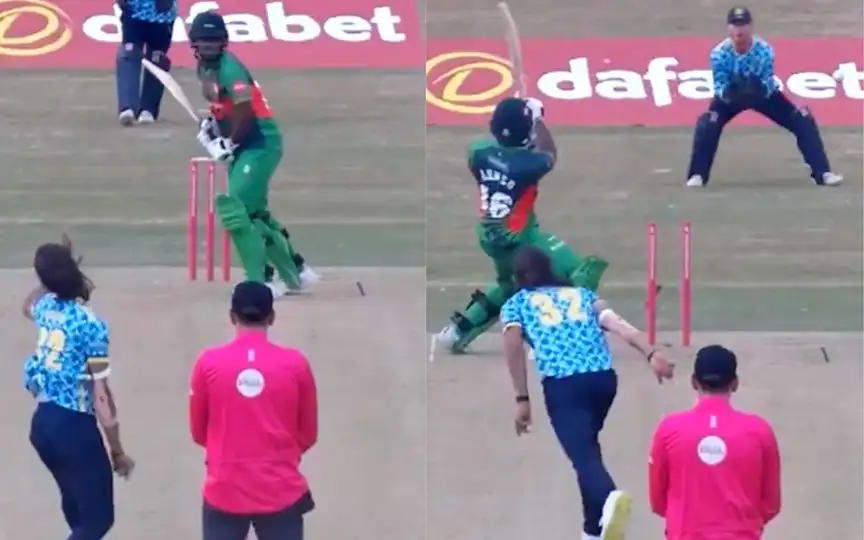 Hasan Ali in T20 Blast (Source:@VitalityBlast/X.com)