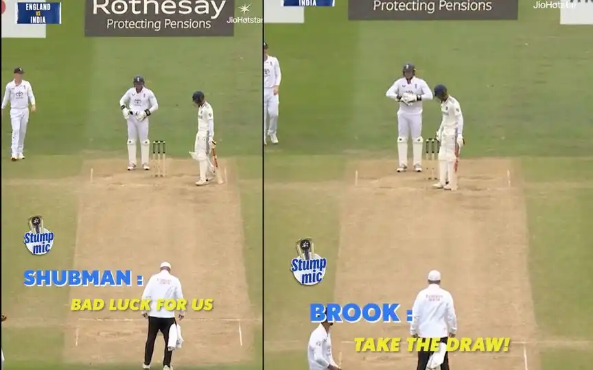 Shubman Gill and Harry Brook - (Source : @ScreenGrab/X.com)