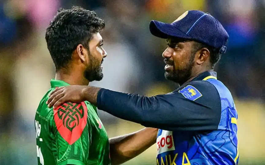 Bangladesh Defeats Sri Lanka In The Second ODI (Source: @ImThimira07/x.com)