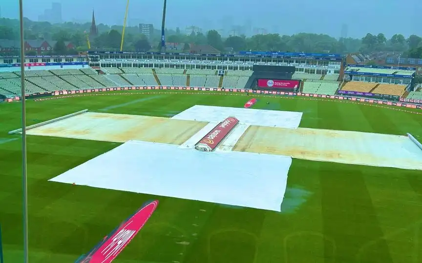 Rain could spoil IND vs ENG 2nd Test Day 5 at Edgbaston [Source: @JamesSavundra/X]