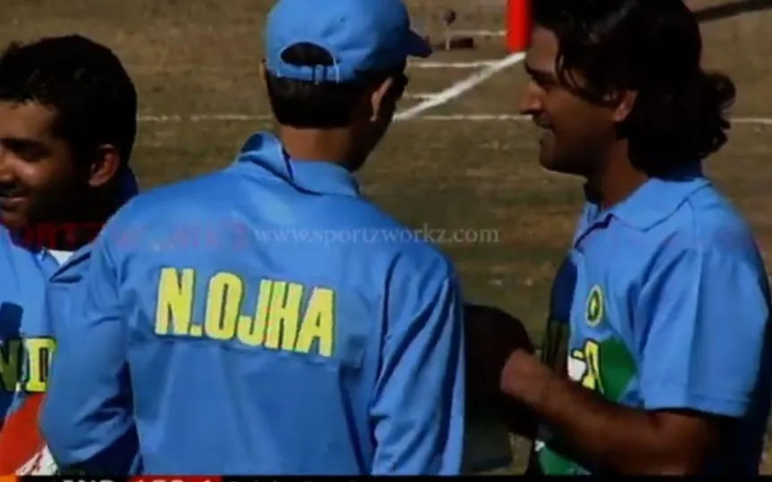 MS Dhoni for India A in 2004 [Source: @RandomCricketP1/x.com]