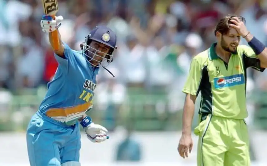 MS Dhoni during his 148 vs Pakistan [Source: @ShuhidAufridi/x.com]