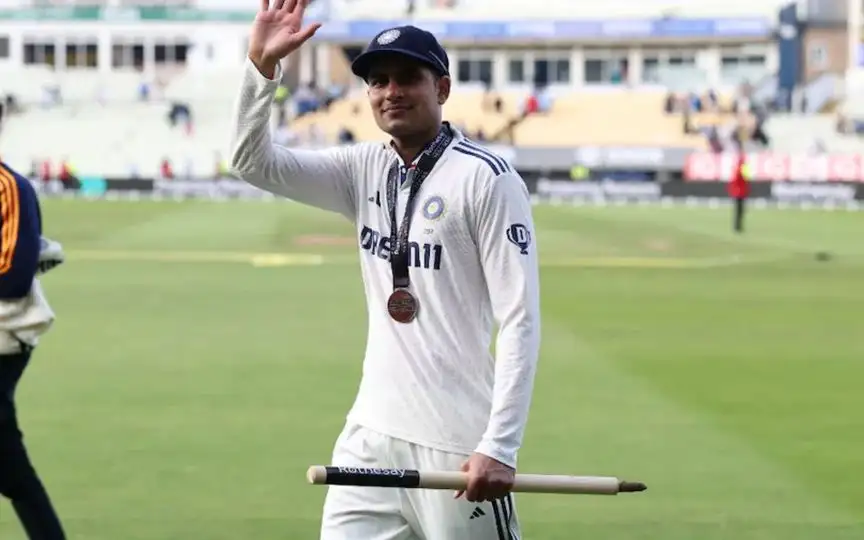 Shubman Gill after India's victory vs England (Source: AP)