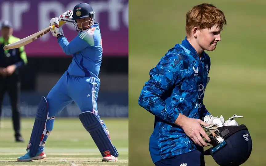 England Under 19 vs India Under19 [Source: @Sanjaybhatt_18/X.com]