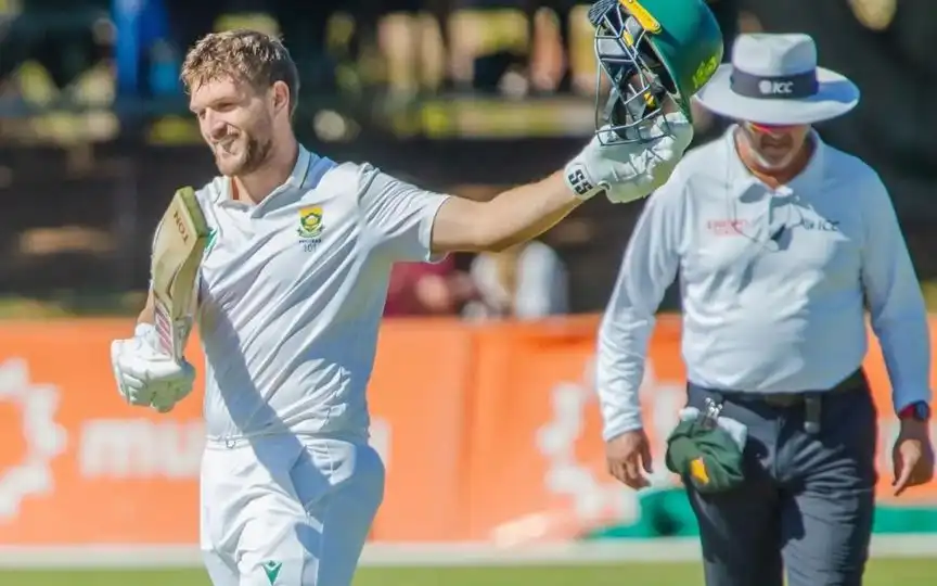 Wiaan Mulder's triple century (Source: @LWOSVarun/X.com)