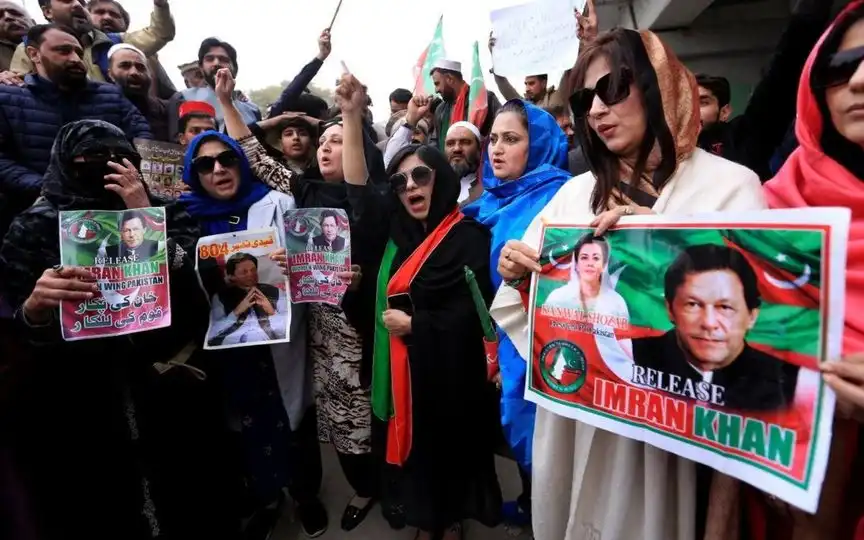 Imran Khan’s wife Bushra Bibi (X.com/@Independent)