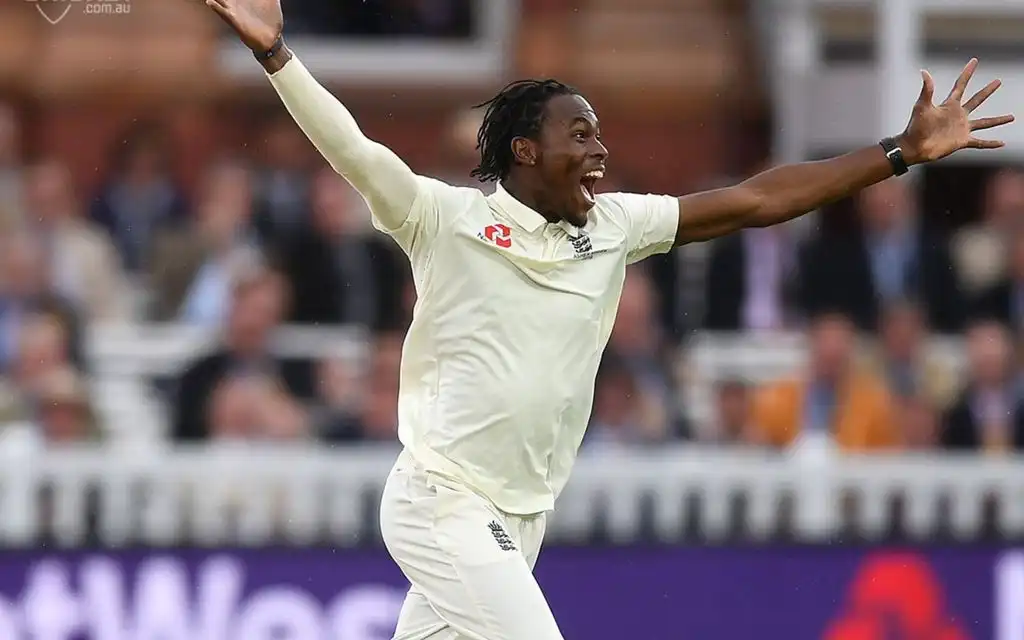 Jofra Archer for England - (Source : @Cricket.Com.Au/X.com)