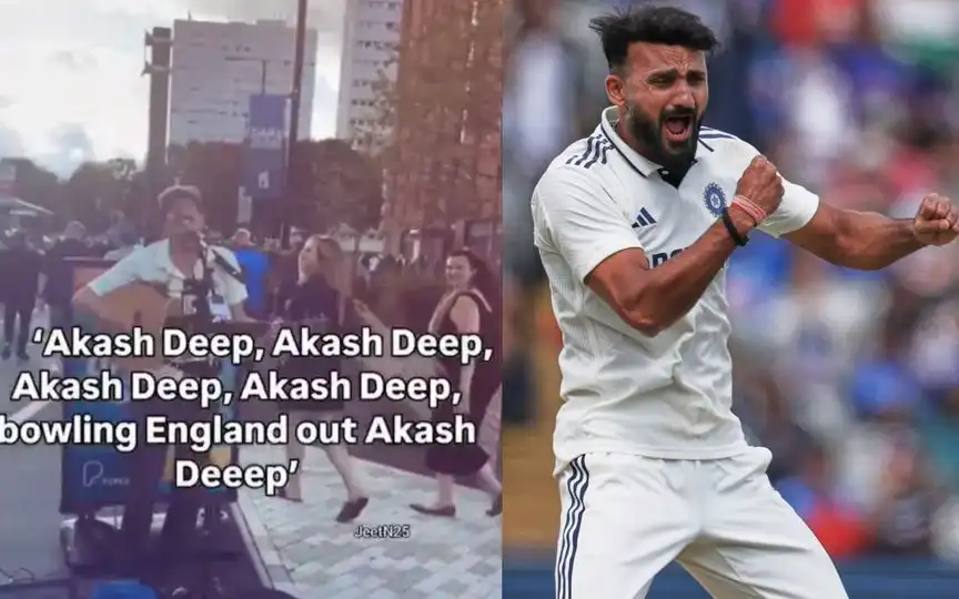 ENG Fan Becomes Akash Deep's Admirer; Sings For India Pacer After Historic 10-Wicket Haul