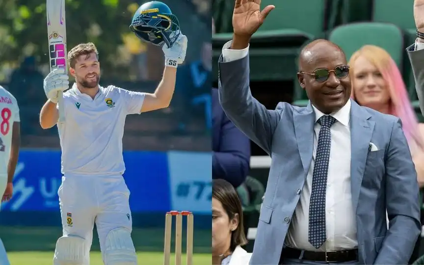 Wiaan Mulder on why he didn't chase Brian Lara [Source: @ICC, @mufaddal_vohra/X.com]